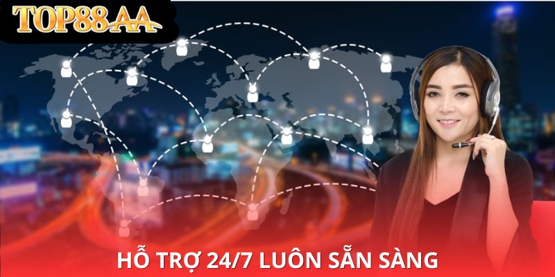 Hỗ trợ 24/7 luôn sẵn sàng